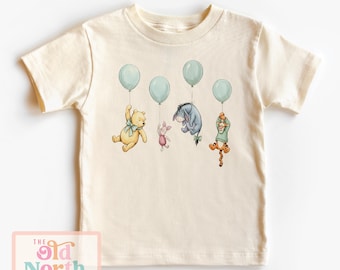 Cute Watercolor Winnie The Pooh Shirt, Cute Infant Shirt, Toddler Pooh Bear Shirt