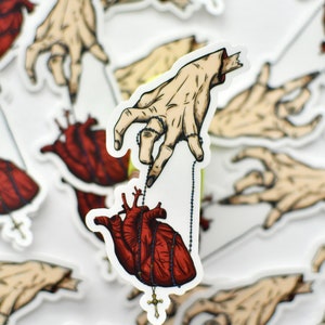 Human Heart Transparent Sticker- The Chains That Bind Us Original Art
