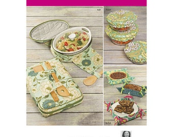 Simplicity Pattern 1236 Casserole Carriers, Gifting Baskets and Bowl Covers, Sewing Pattern, New Uncut