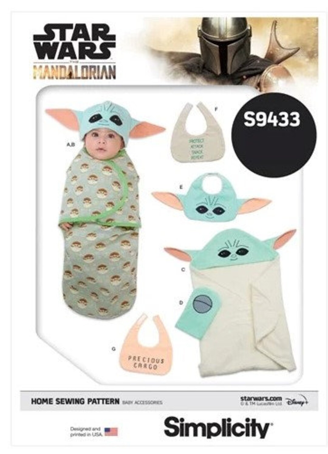 Simplicity 9433 Baby Accessories Sewing Pattern, New Uncut Sewing ...