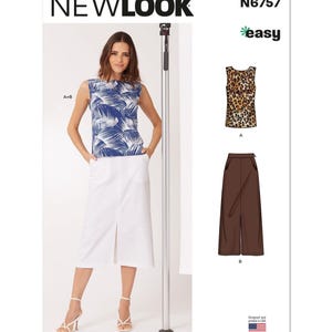 New Look Sewing Pattern Misses&#39; Top and Skirt