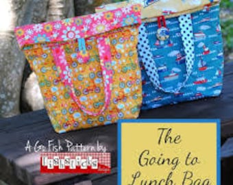 The going to Lunch lunch bag, New uncut sewing pattern