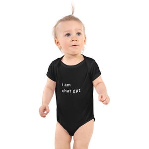 Funny Baby Onesie – “I Am ChatGPT” – AI Baby Joke Outfit for Nerdy Parents