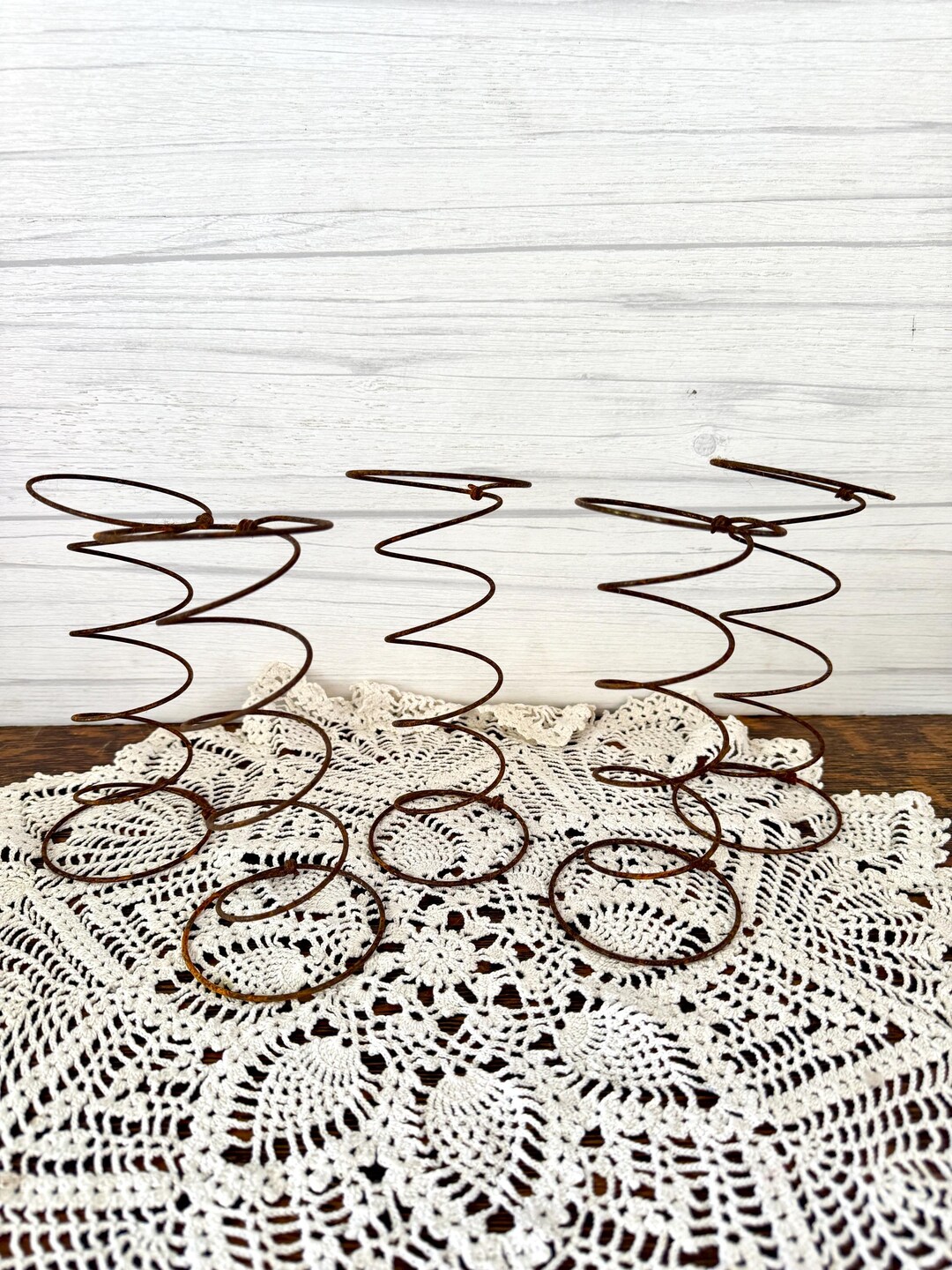 SET of 5 Large TALL Rusty Bed Springs, Décor, Vintage - Etsy