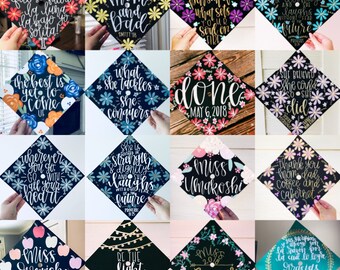custom graduation cap etsy