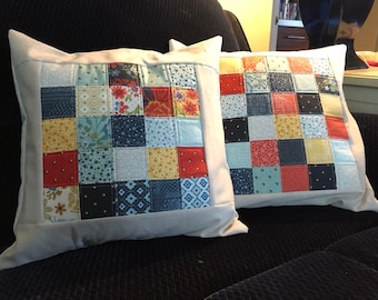 Quilted 18" Pillow Cover