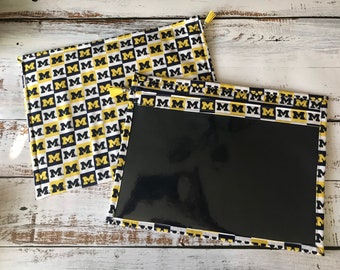 University of Michigan Cross Stitch Project Bag