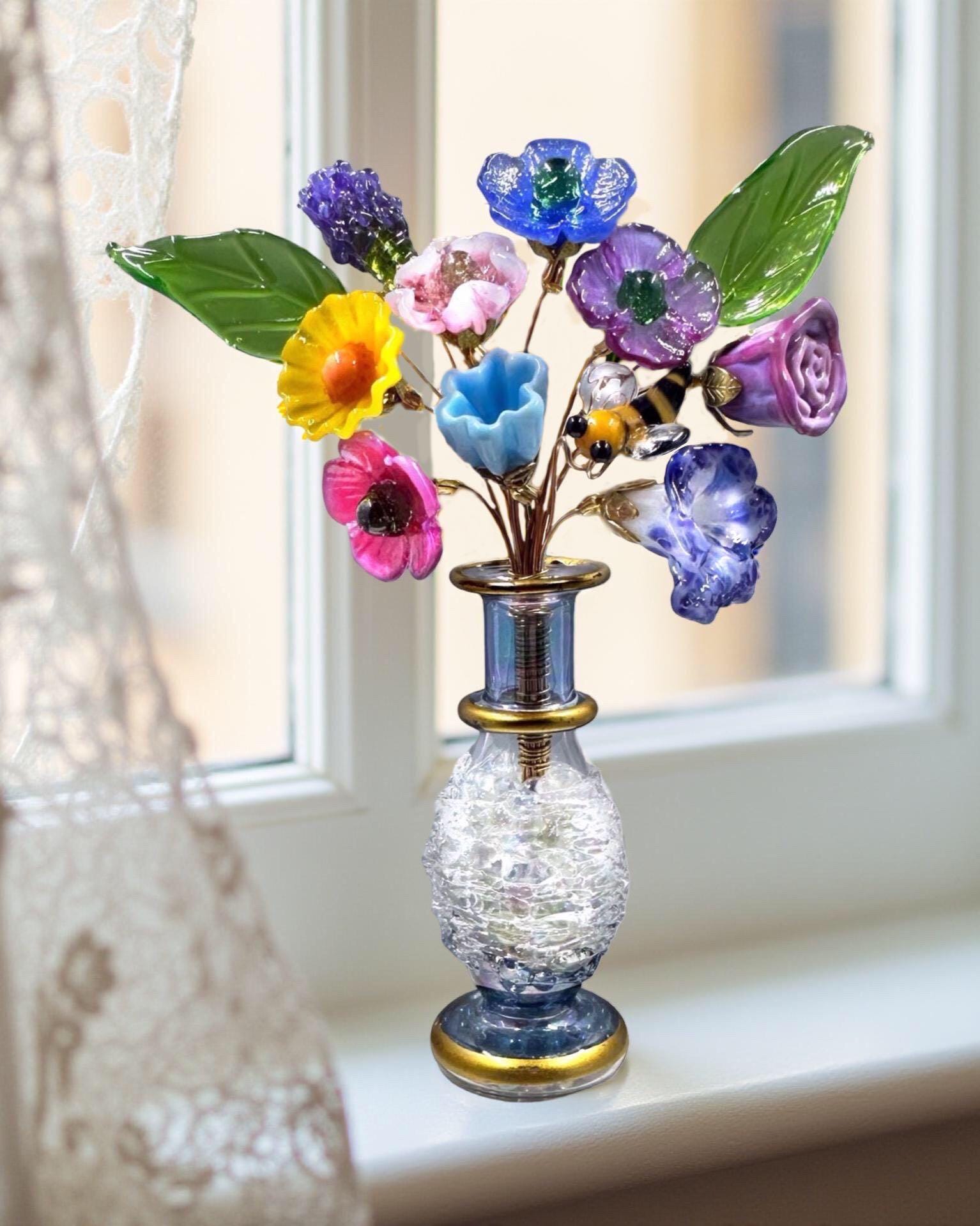 ベネチアンガラスの花瓶 - Etsy 日本