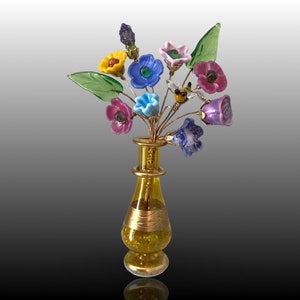 Spring Garden Glass Flower Designer Bouquet Lampwork Flowers image 7