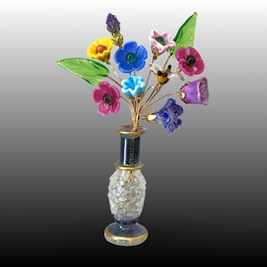 Spring Garden Glass Flower Designer Bouquet Lampwork Flowers image 9