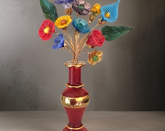 Summer Brights Designer Bouquet Lampwork Flowers