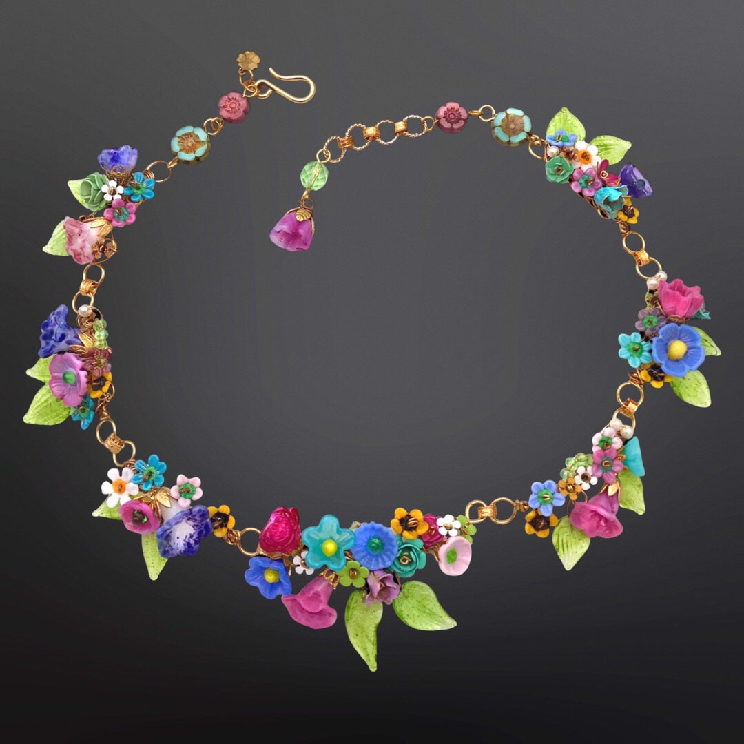 Wildflower Necklace - Gold