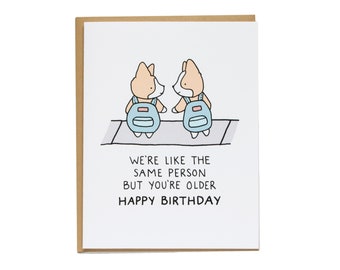 Happy Birthday Butthead Card Corgi Butt Corgi Dog Card