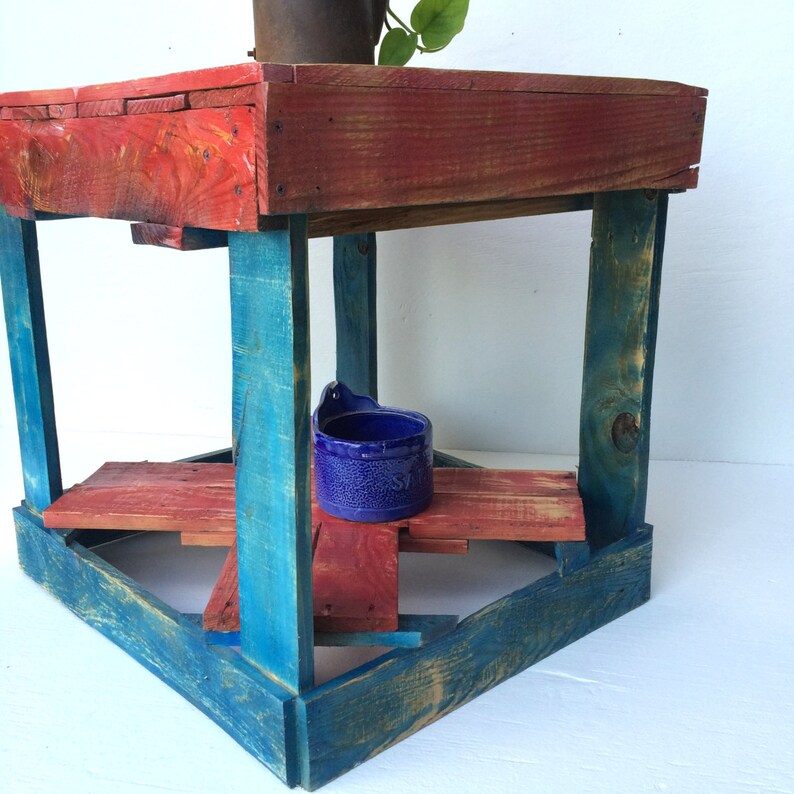 Rustic Patriotic Side Table Local Pickup or Delivery Only 画像 2
