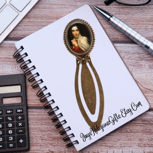 Saint Teresa of Avila Bronze Photo Bookmark - Catholic Patron Saint Bible Study Gift for her - Religious Book Reader Gift for Women