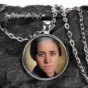 Mother Teresa of Calcutta Silver Necklace - Catholic Patron Saint Pendant Gift for her - Religious Photo Jewelry Gift for Women