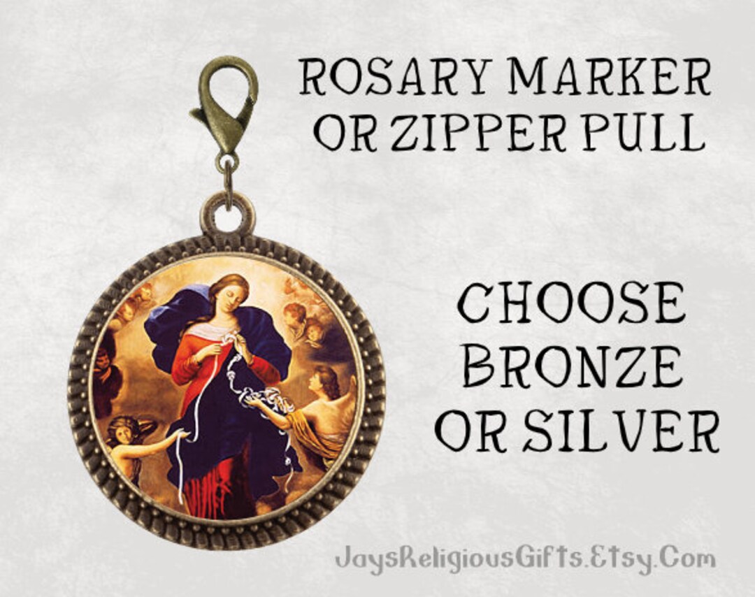 Mary Undoer of Knots Rosary Marker Catholic Patron Saint - Etsy