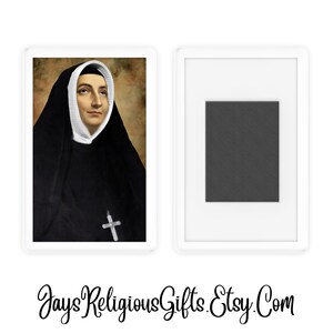 Saint Madeleine Sophie Barat Acrylic Magnet - Religious Gift for her - Portrait Kitchen Fridge Magnet Gift - Catholic Photo Gift for Women