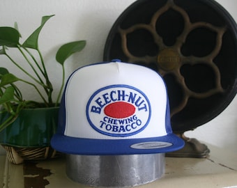 Vintage Beech-Nut Chewing Tobacco Patch Trucker Hat