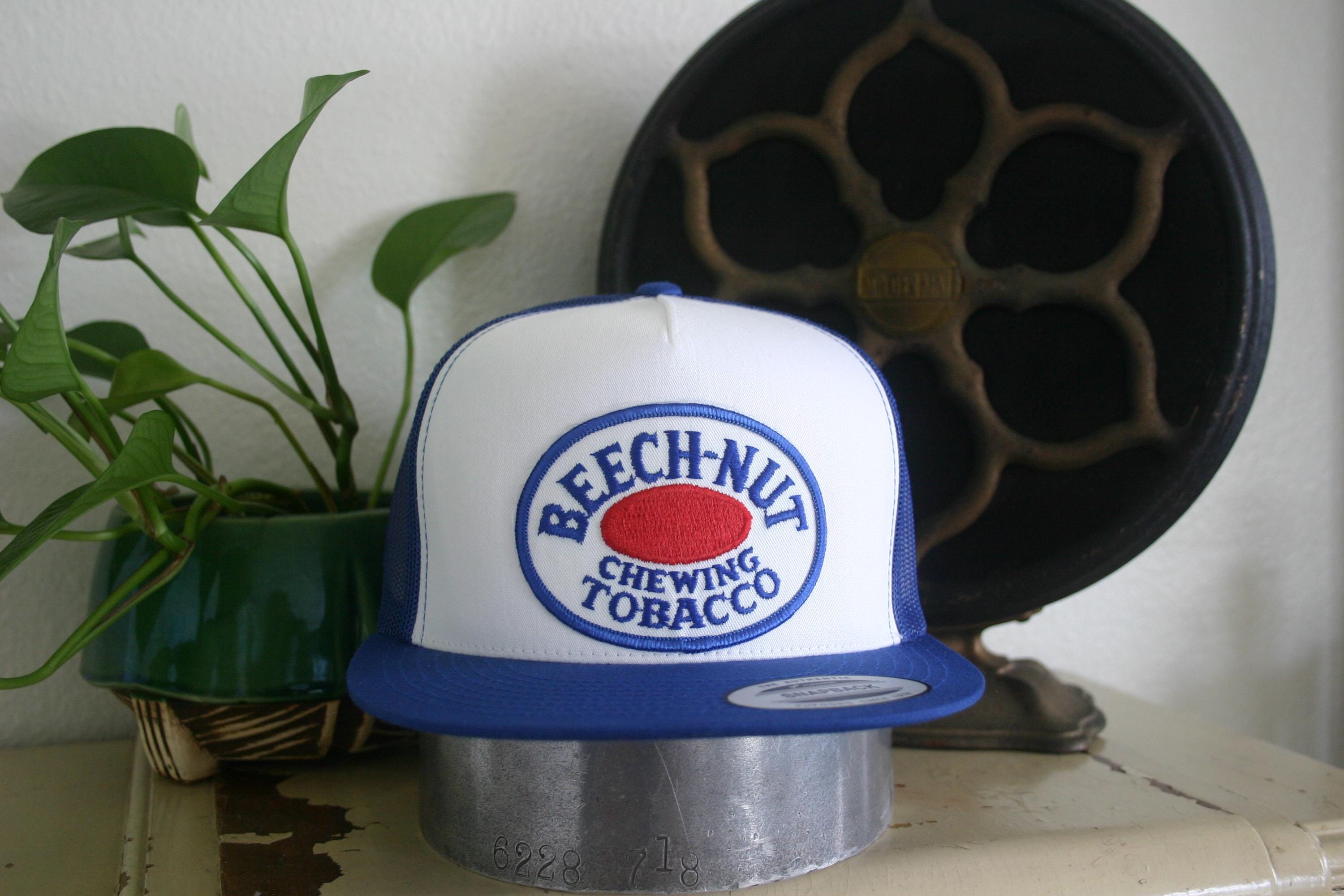 beech nut tobacco hat Vintage Beech-nut Chewing Tobacco Patch Trucker Hat - Yupoong Snapback