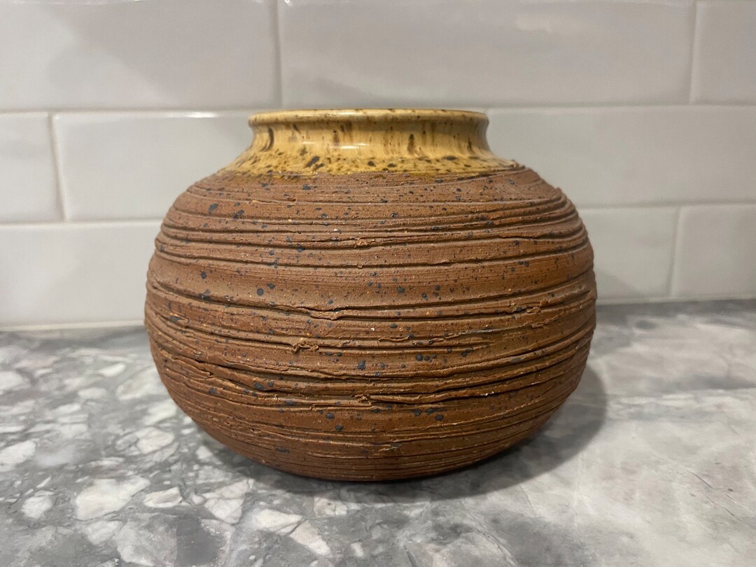 Vintage Pottery Planter/bowl Hand Made Pottery Bowl Pottery Planter