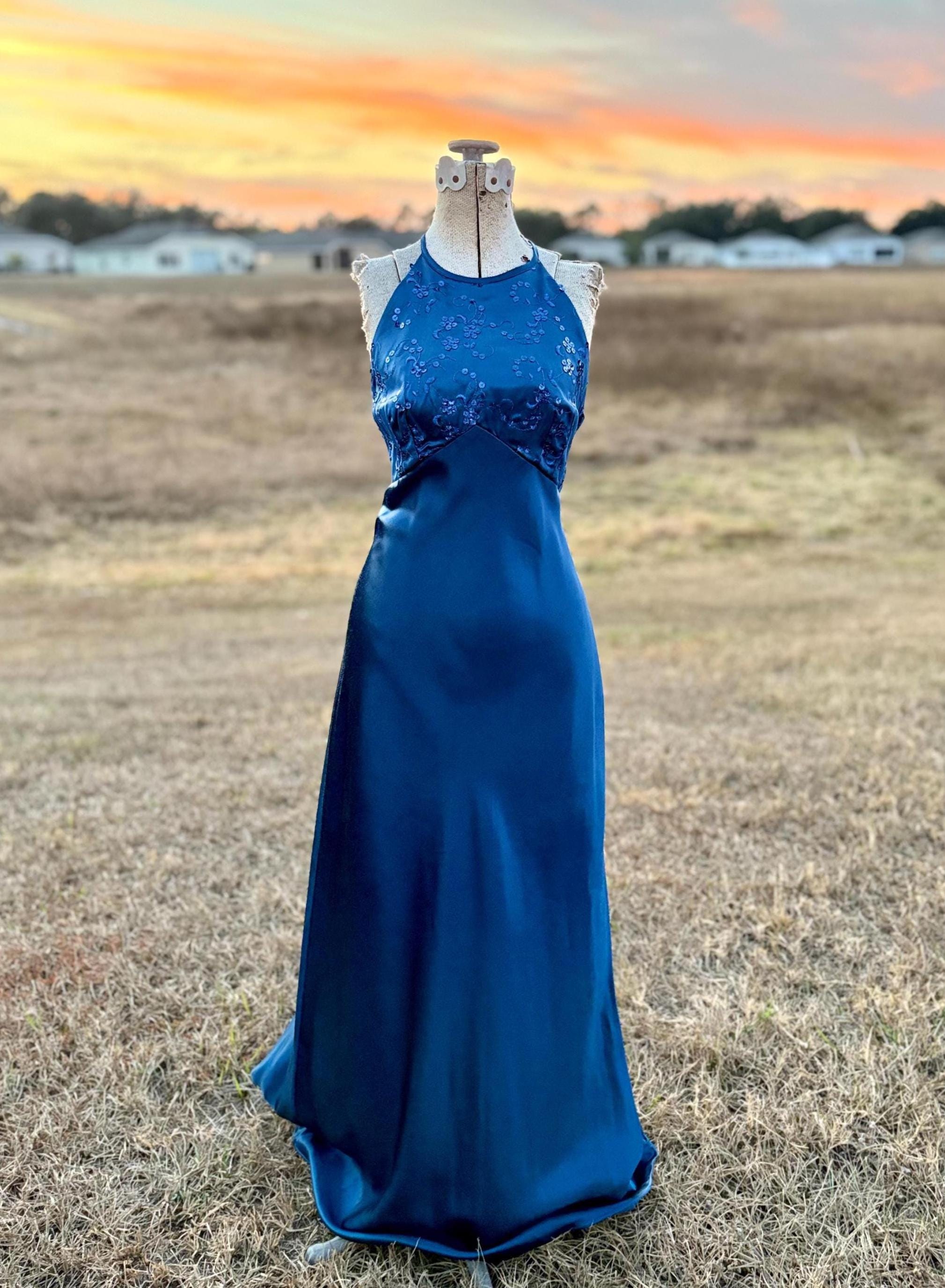 90s Prom Dresses Halter - Etsy