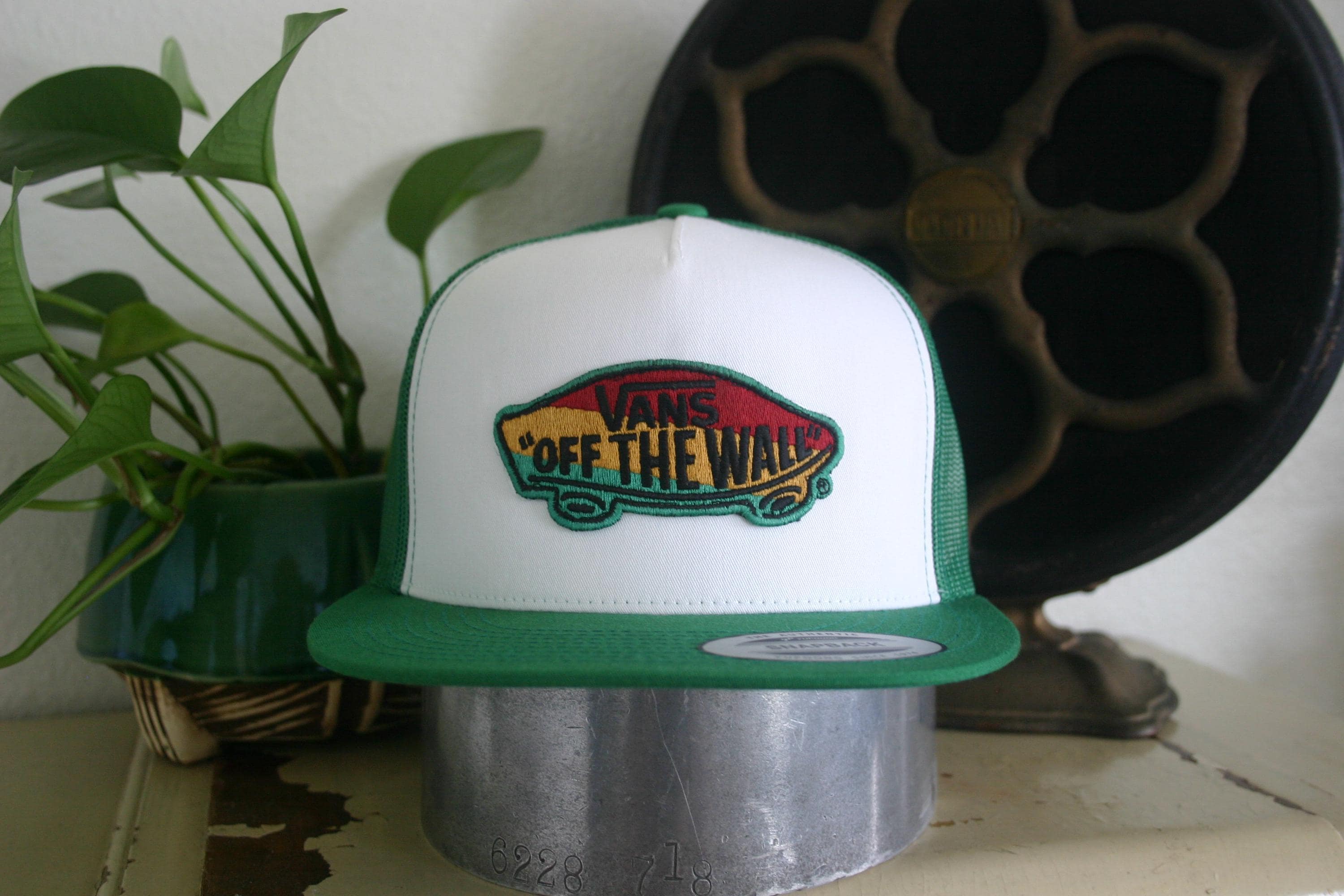 ✅90s vintage VANS logo cap sunfade black Vans Cap Sunface Jockey - black (black)