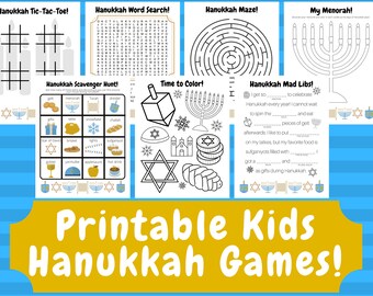 Jewish Printable Yiddish Match Game Hanukkah Party Game - Etsy