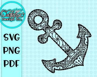 Download Anchor Mandala Svg Etsy