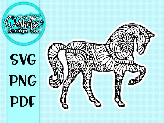 Download Horse Mandala Svg Horse Svgs Horse Mandala Mandala Svgs Etsy