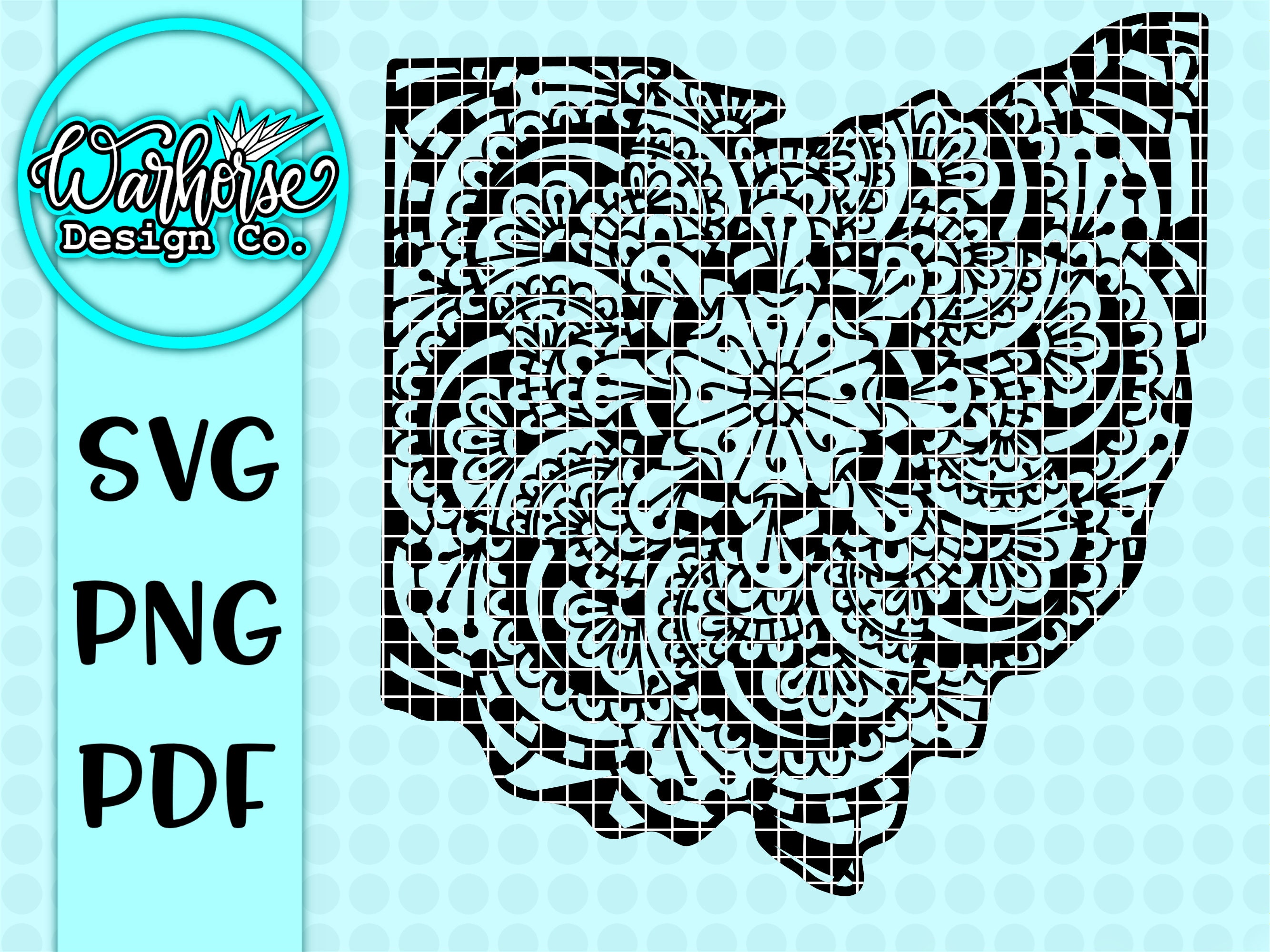 Download Ohio Mandala Svg Ohio Svg Ohio Svgs Mandala Svg Mandala Etsy
