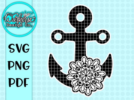 Download Anchor Mandala Svg Anchor Mandala Svg File Easy Mandala Svgs Anchor Svg Nautical Svgs Anchor Printable Anchor Cut File