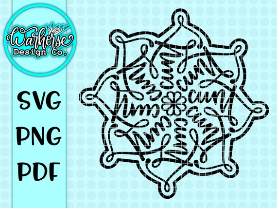 Download Mature Cuss Word Mandala Svg Cuss Word Snowflake Svg Easy Etsy