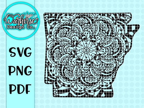 Download Arkansas Mandala Svg Arkansas Svgs Arkansas Printable Svg Etsy