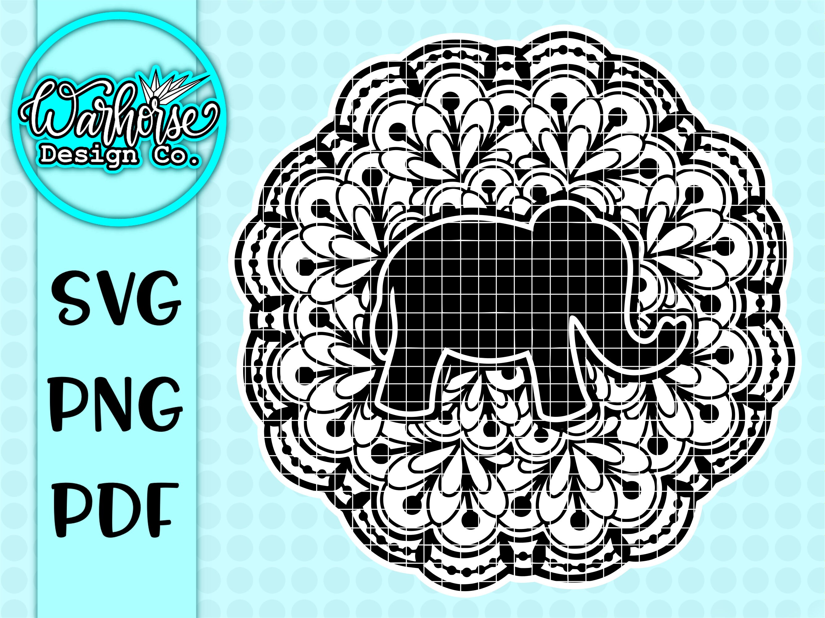 Download Elephant Mandala Svg Mandala Svg Elephant Svgs Elephant Etsy