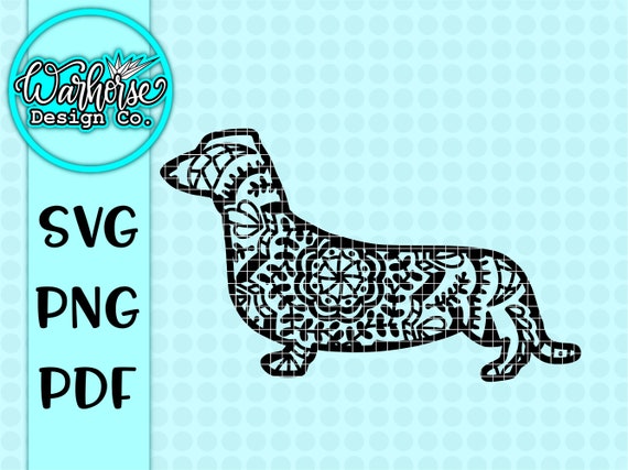 Download Dachshund SVG Doxie SVG Weenie dog svg mandala svg | Etsy
