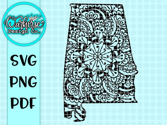 Download Alabama Mandala Svg Alabama Svg Alabama Svgs Alabama Decal Etsy