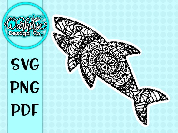 Download Shark Mandala Svg Mandala Svg Mandala Ocean Mandala Svgs Etsy PSD Mockup Templates