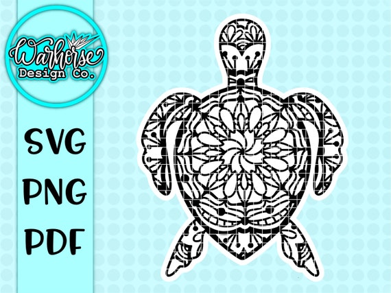 Download Turtle Mandala Svg Turtle Svgs Save The Turtles Svg Sea Etsy