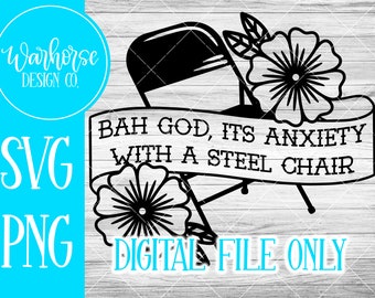 Anxiety SVG file, SVG Cut File For Cricut & Silhouette, Mental Health Svg, Anxiety design for shirts, Depression Svg, Funny coffee svg