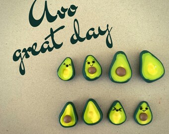 Avocado studs or dangle earrings