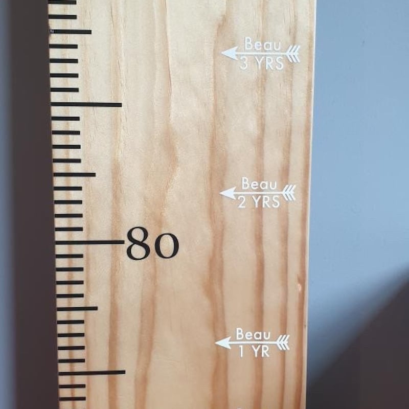 Height Chart Decal Etsy Australia