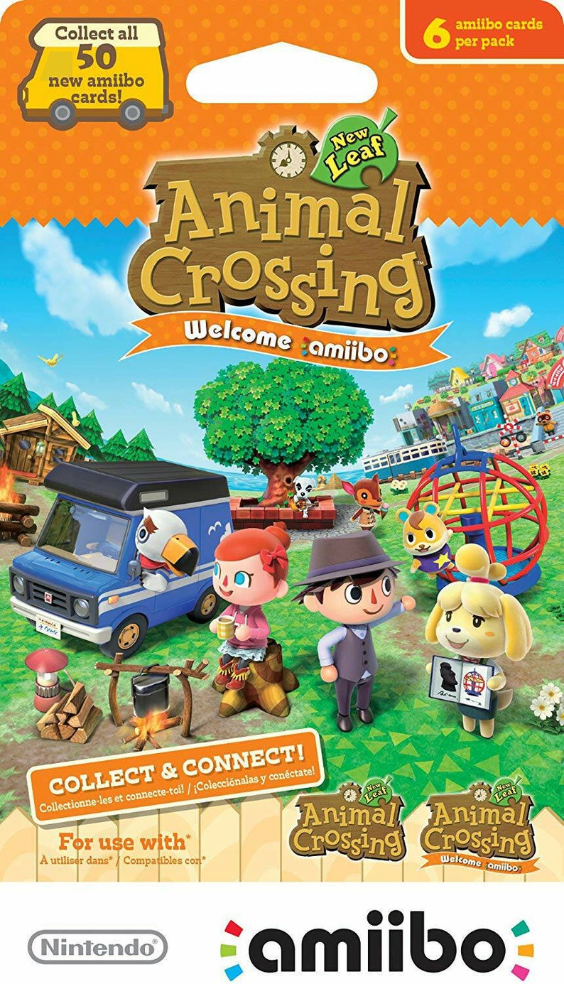 Welcome Amiibo Animal Crossing RV/Camper Cards Genuine | Etsy