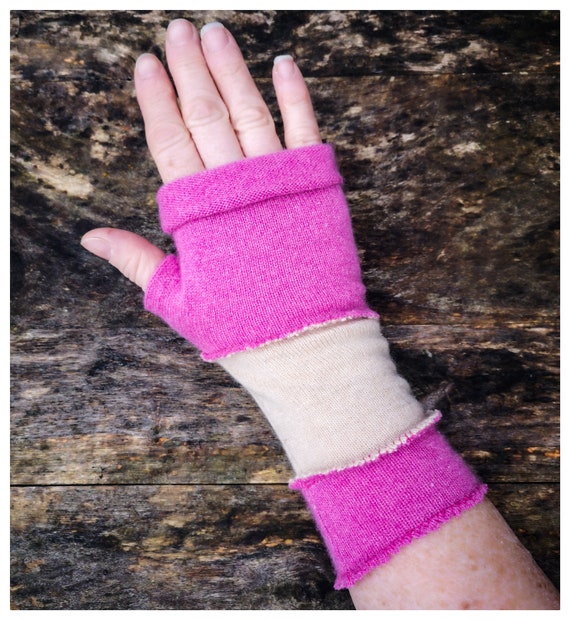 cashmere gloves recycled