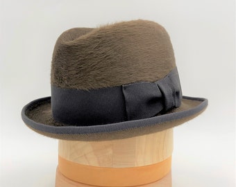 Jaxon & James Chapeau Homburg En Laine Noir Classique - Style Élégant Et Intemporel
