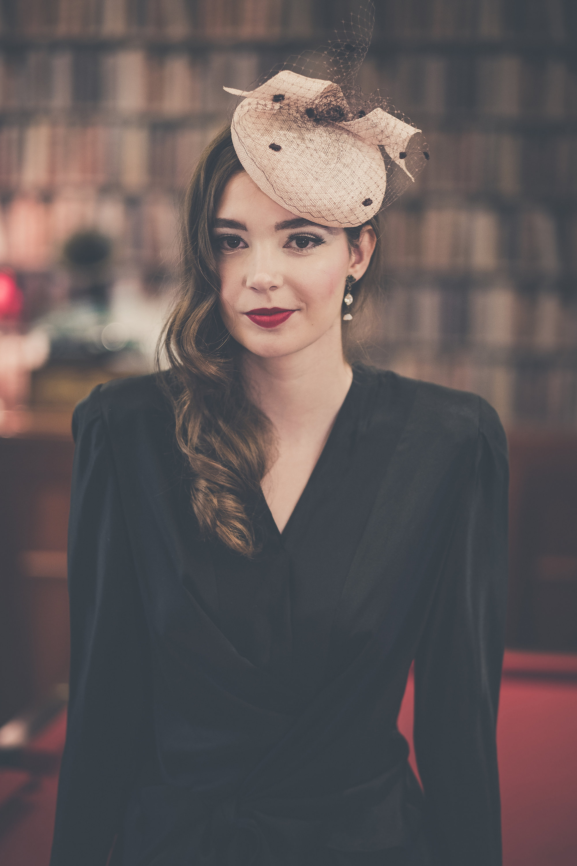 Vintage Pale Pink Hat Fascinator for 
