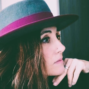 Telescope Crown Wool Felt Hat, Fedora Hat, , Wide Brim Felt Hat, Unisex Fedora Hat, Winter Hat,