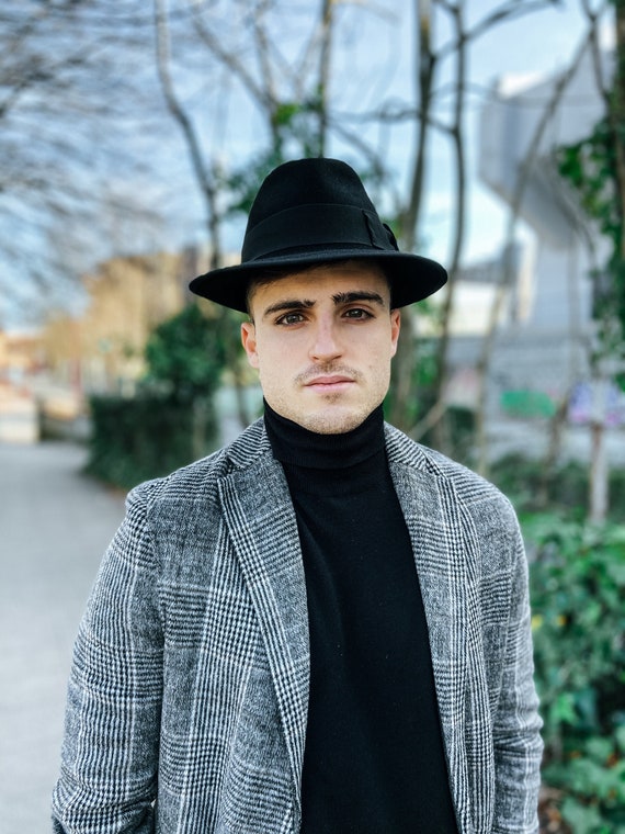 Black Trilby Hat Black Trilby Hat