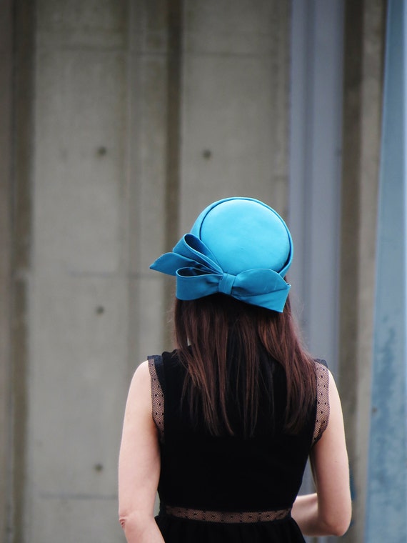 Silk Pillbox Hat Handmade Pillbox Hat 