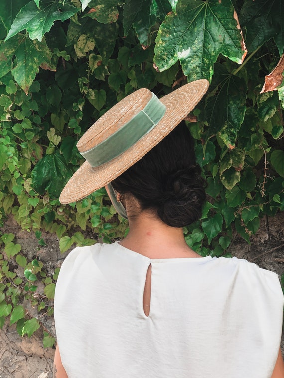 Fashion Large Brim Hat Canotier - Ideal for Wedding Looks - Raceu Hats